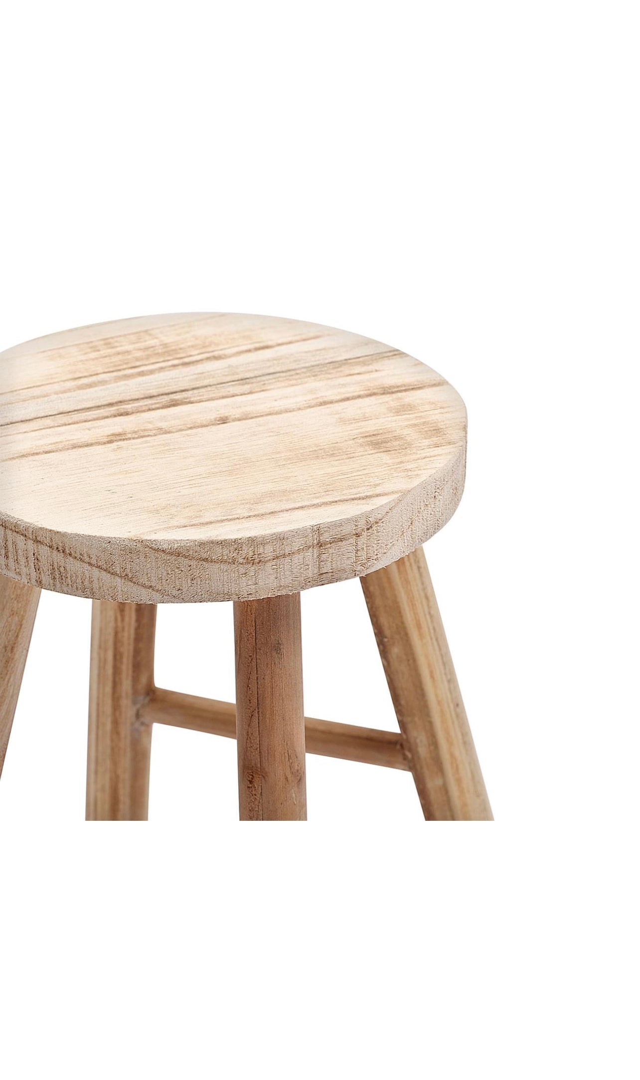 Wood Stool - Natural