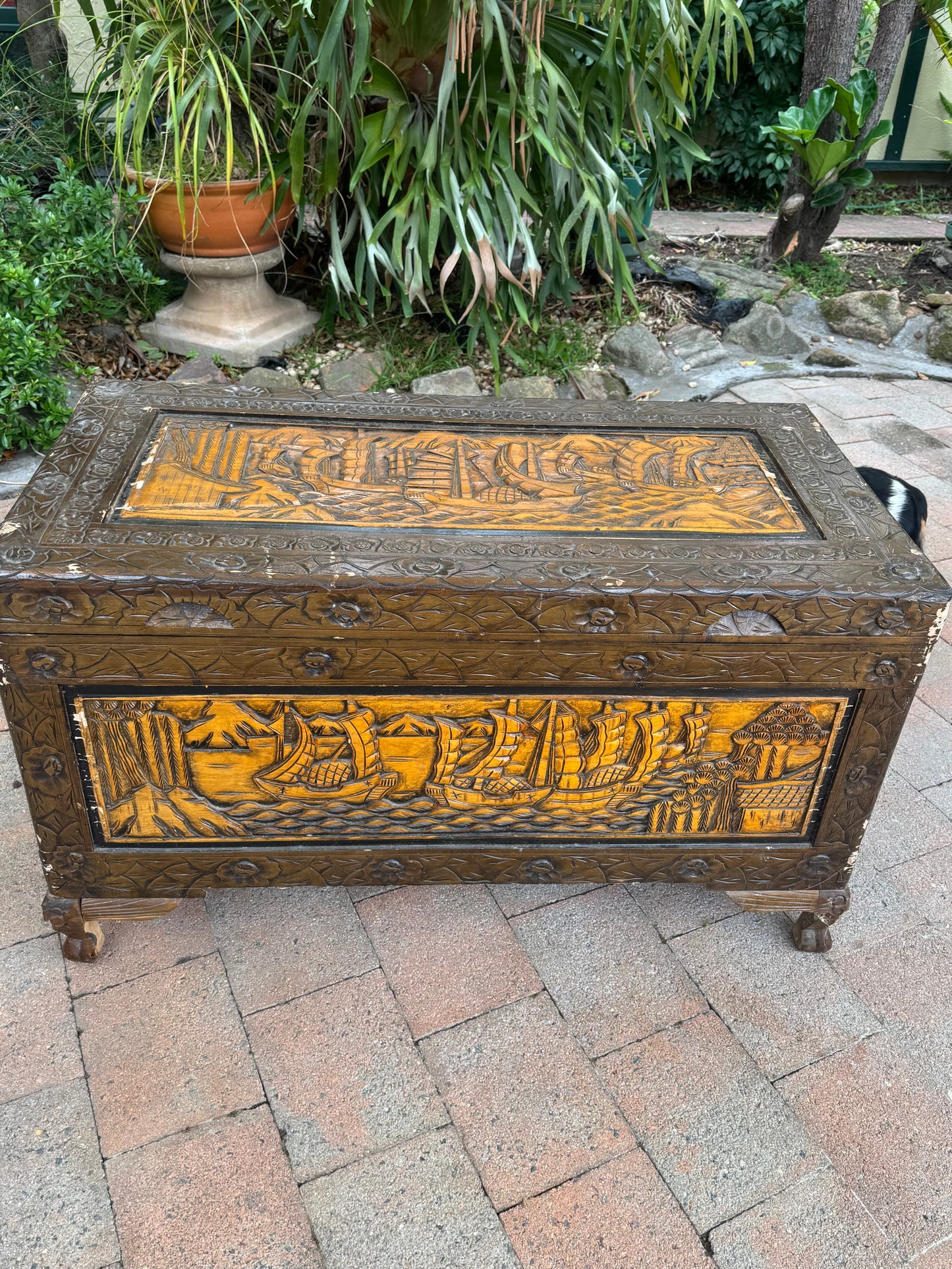 White Camphor Chest
