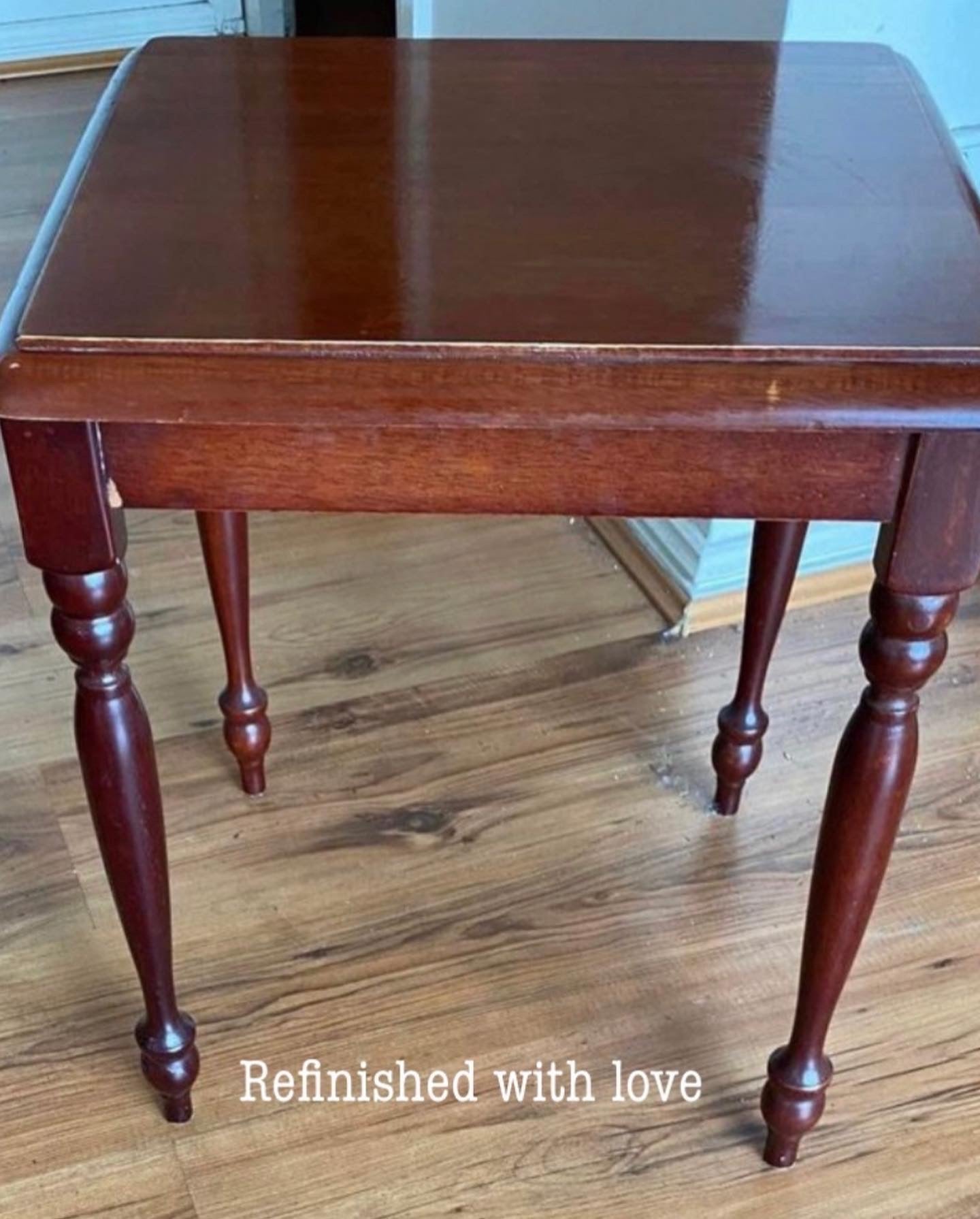 Green side table