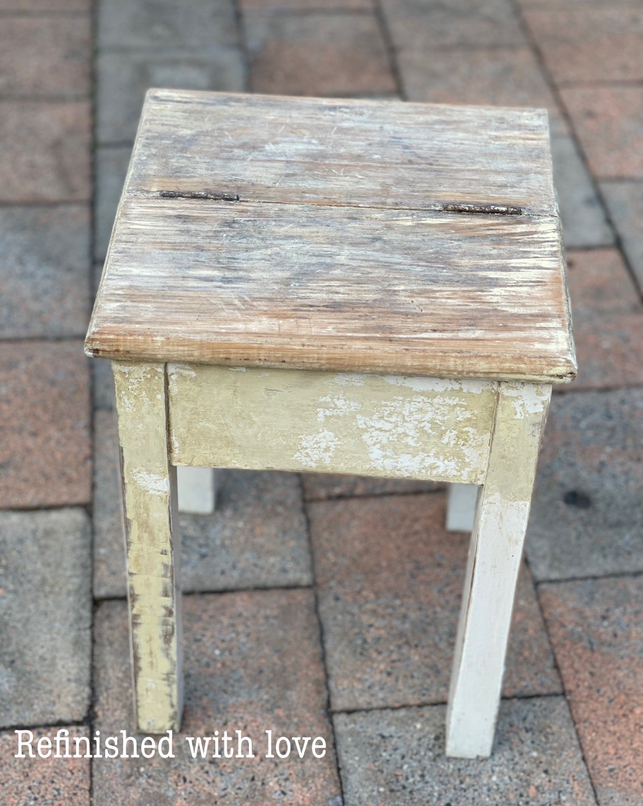 Shoe polish table